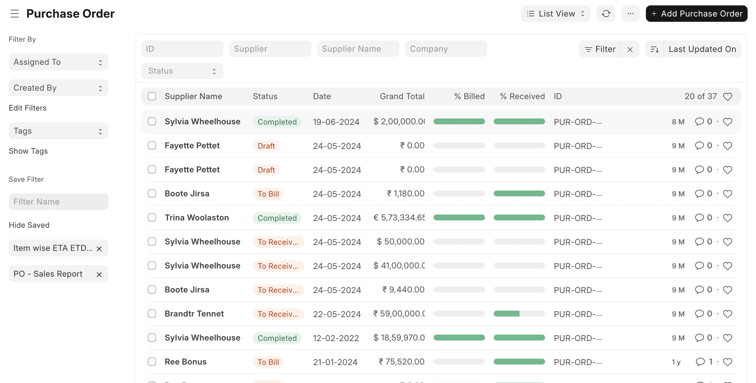 إدارة المشتريات
